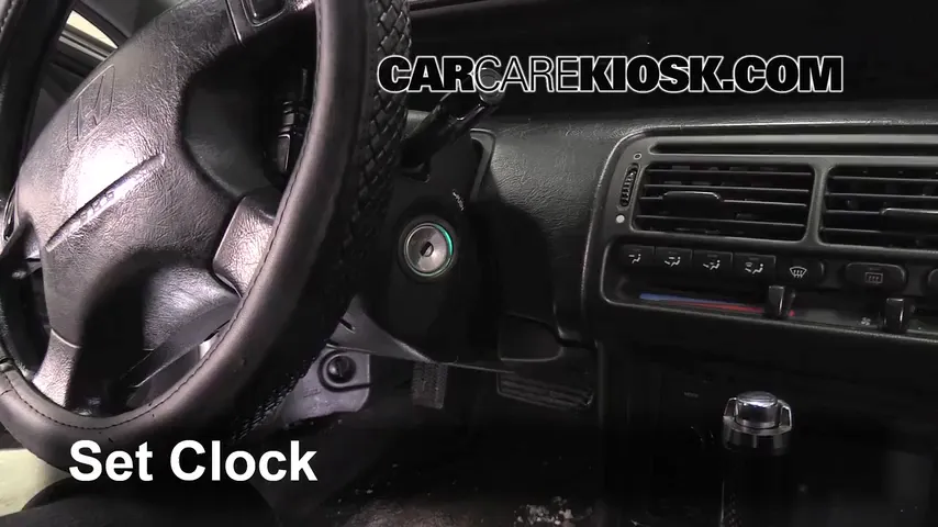 1995 Honda Prelude Si 2.3L 4 Cyl. Clock